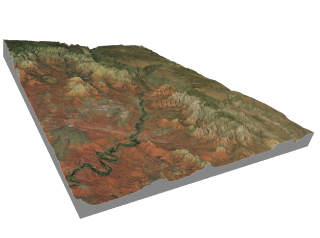 Sedona Arizona Map: 8.5x11 in Full Color Sandstone
