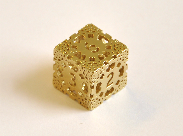 D6 Balanced - Lace in Natural Brass