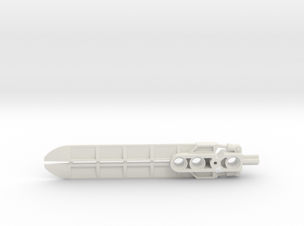 32552 | Weapon Double Edged Sword for Technic in White Natural Versatile Plastic