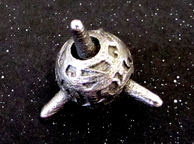 Sputnik d4 in Polished Bronzed Silver Steel
