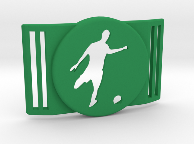 Freestyle Libre Shield - Libre Guard FOOTBALL in Green Processed Versatile Plastic