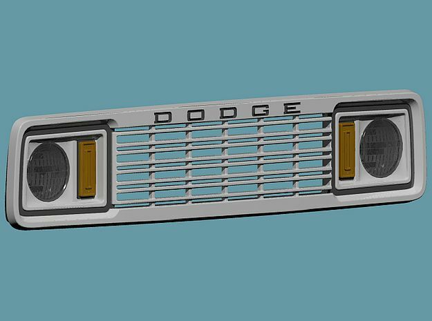 1/24 1977 Dodge Ramcharger Grill in Smoothest Fine Detail Plastic