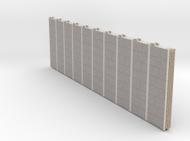 N gauge Platforms X10 textured and seamless joints in Natural Full Color Sandstone