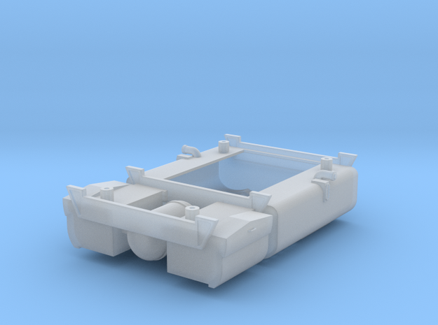 F Unit O Scale Fuel Tank in Tan Fine Detail Plastic
