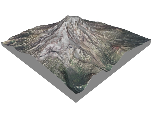 Mount Adams: 6" in Full Color Sandstone