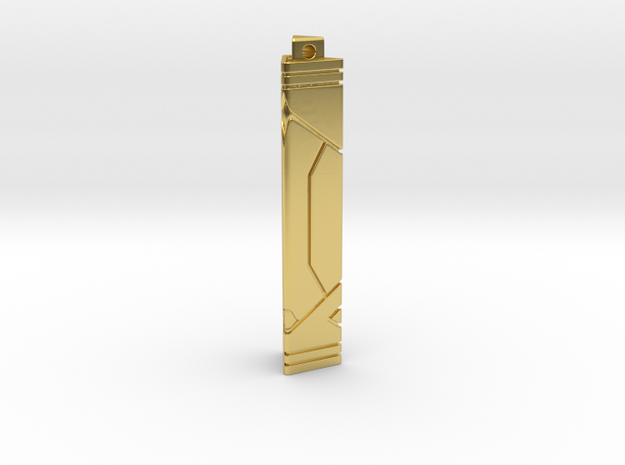 Xel'naga Keystone in Polished Brass