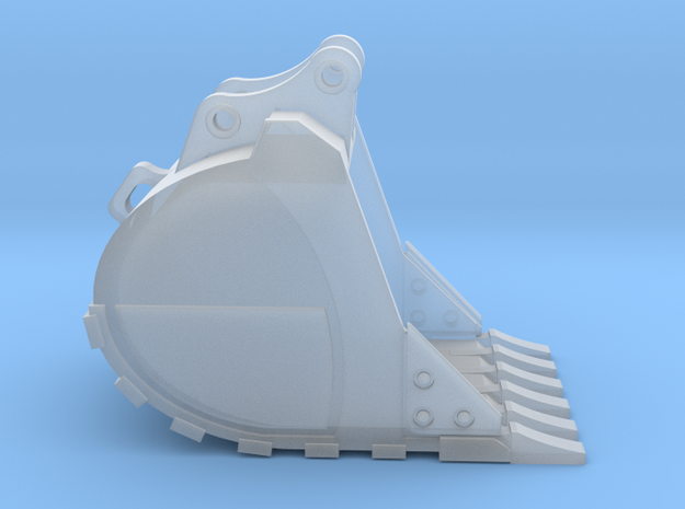 1:50 48" HD Bucket for 20 Ton excavator models.  in Smooth Fine Detail Plastic