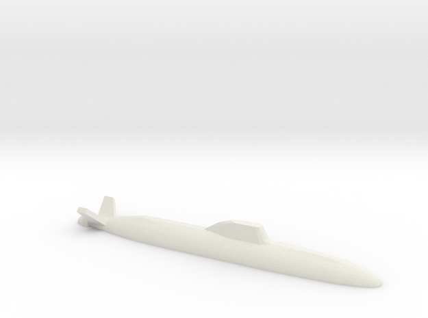 Ambush-Class submarine, 1/1800 in White Natural Versatile Plastic