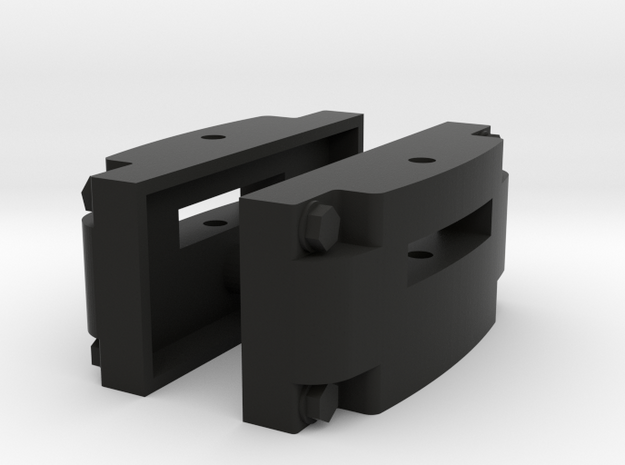 Motor Rail G-series coupling - 7/8ths scale in Black Natural Versatile Plastic