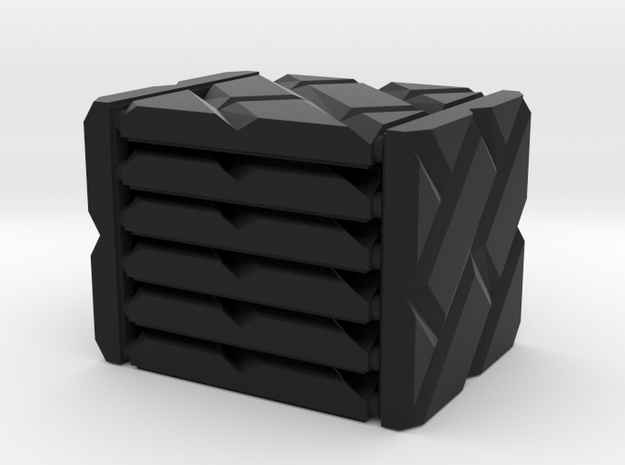 3 x 3 Brick Road Set in Black Natural Versatile Plastic
