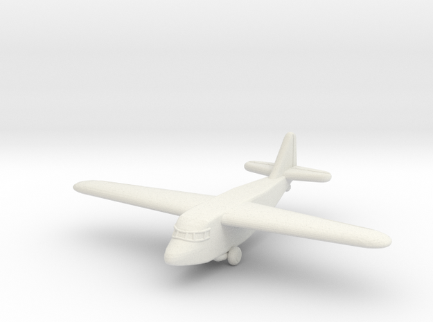 Ku-8 Glider (Japan) in White Natural Versatile Plastic