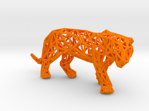 Sumatran Tiger in Orange Processed Versatile Plastic