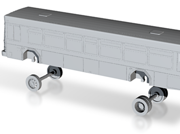 N Scale Bus Gillig Low Floor St. Louis 2070s in Tan Fine Detail Plastic