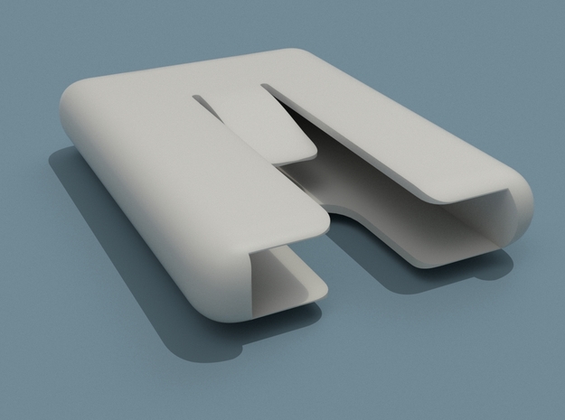 Wallet Pod 1.0 (version 2.0 on it's way!) in White Natural Versatile Plastic: Medium