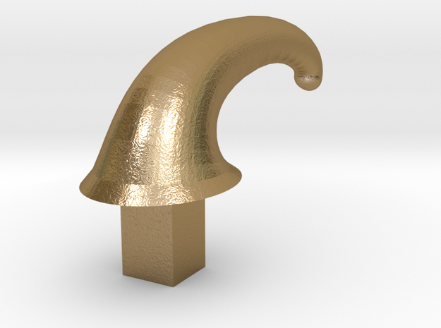 kaerizuno  elegant  shape. in Polished Gold Steel