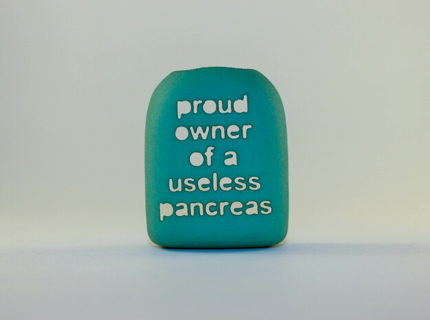 Proud Owner of a Useless Pancreas in Green Processed Versatile Plastic