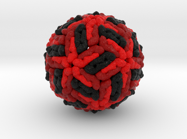 Dengue Virus in Natural Full Color Sandstone