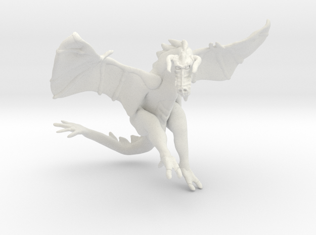 Omni Scale Space Dragon Ancient Male MGL in White Natural Versatile Plastic