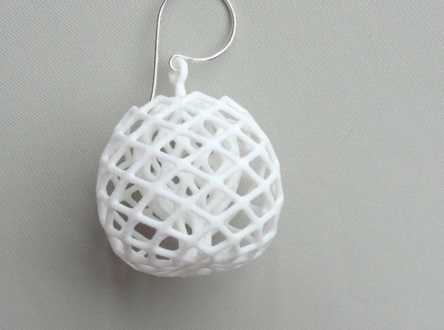buds earrings in White Natural Versatile Plastic