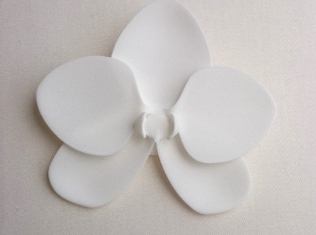 Orchid in White Natural Versatile Plastic