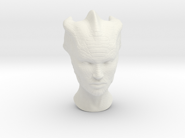 Silurian 1:6 scale angry in White Natural Versatile Plastic