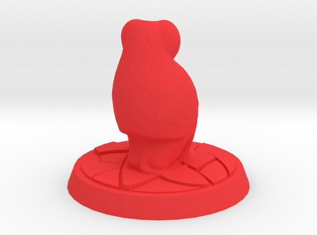 Baboon Miniature (28mm Scale) in Red Processed Versatile Plastic