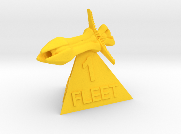 Species 8472 - Fleet 1 in Yellow Processed Versatile Plastic