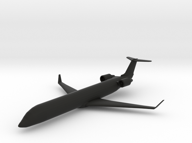 Bombardier CRJ-700 in Black Natural Versatile Plastic