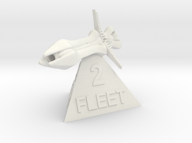 Species 8472 - Fleet 2 in White Natural Versatile Plastic