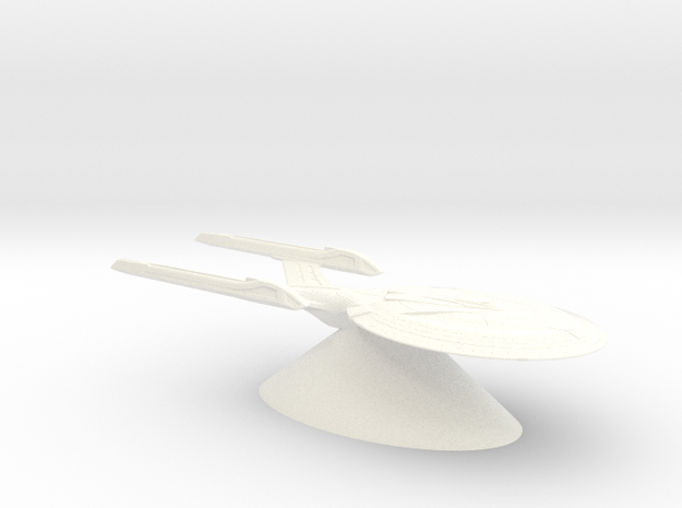 Federation of Planets - Sovereign in White Processed Versatile Plastic
