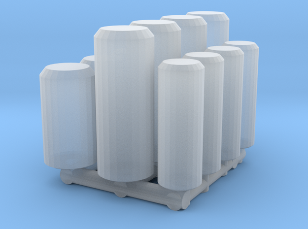 1/24 beverage cans in Tan Fine Detail Plastic