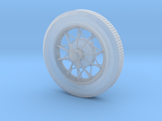 1/25 1/24 20's and 30's hot rod wirewheel in Tan Fine Detail Plastic