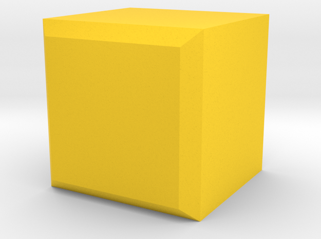 Stackable Desk Organizer in Yellow Processed Versatile Plastic