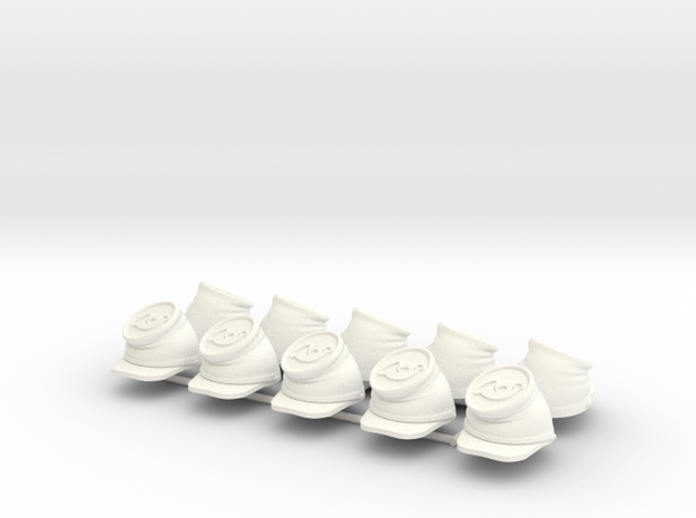 ACW BUMMER INFANTRY X10 in White Processed Versatile Plastic