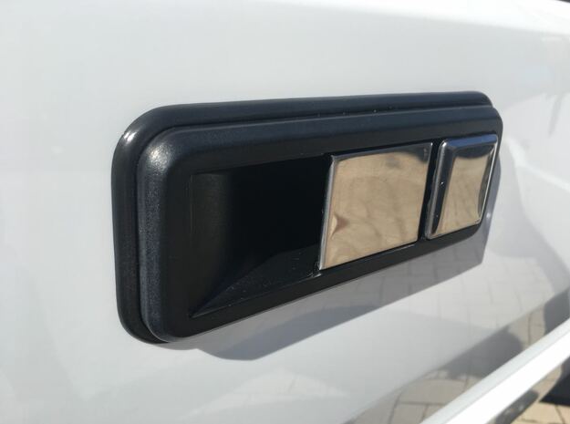 Lancia Delta 1 Door Handle in White Processed Versatile Plastic