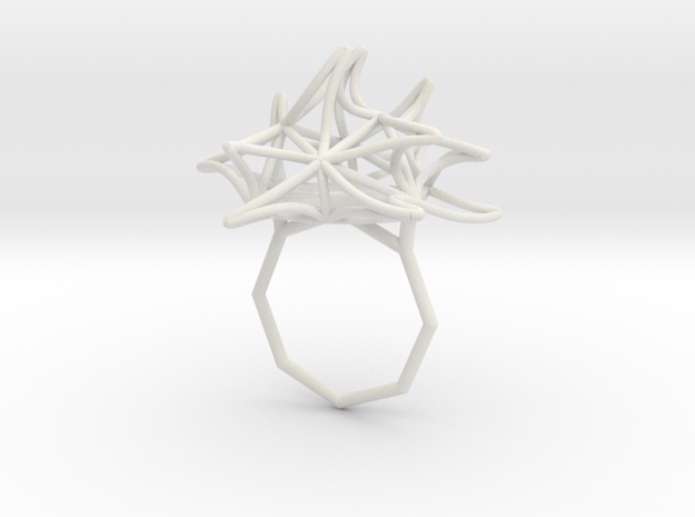 Fire Ring (Small) 9 in White Natural Versatile Plastic