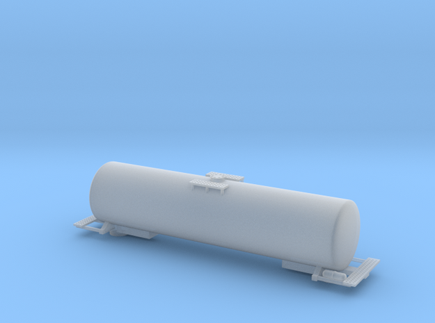 Tank Car - 48 foot - Zscale in Tan Fine Detail Plastic