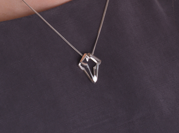 HEART TO HEART Luc, Pendant in Polished Silver