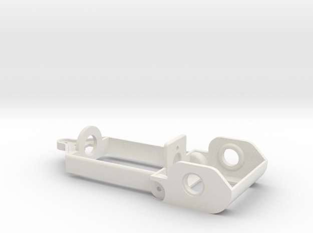 D16 motor holder "Back to '60" chassis in White Natural Versatile Plastic