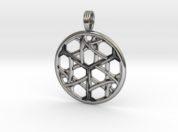 CELTIC CUBE in Antique Silver