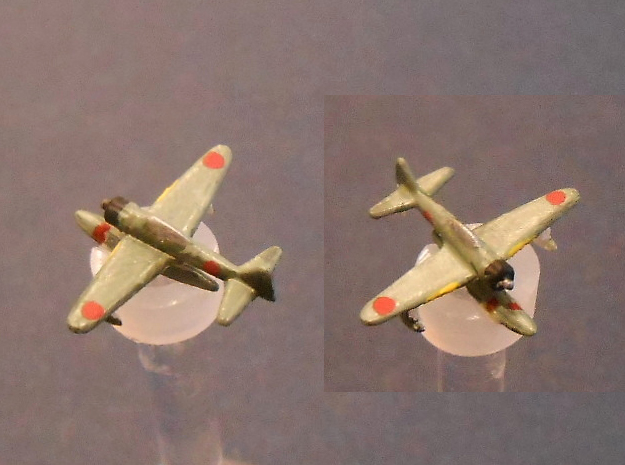 A6M2-N Rufe (WW2) in Tan Fine Detail Plastic: 1:700