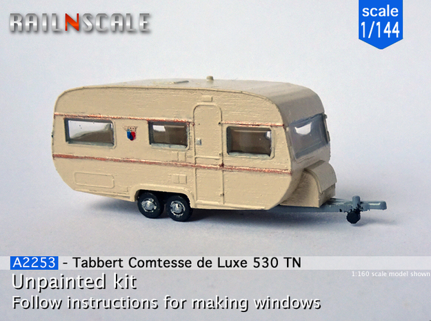 Tabbert Comtesse de Luxe 530 TN (1/144) in Gray Fine Detail Plastic