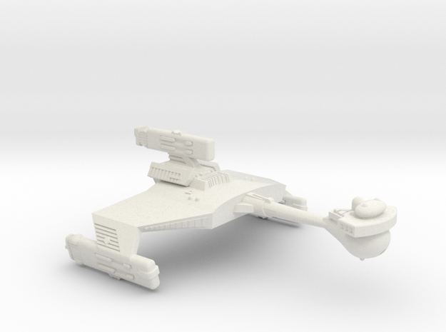 3788 Scale Klingon D5W New Heavy Cruiser WEM in White Natural Versatile Plastic