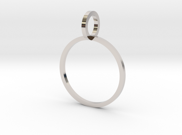 Charm Ring 15.27mm in Platinum