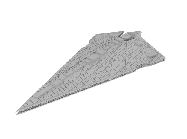 1:21000 - Imperious Class Star Destroyer in White Natural Versatile Plastic