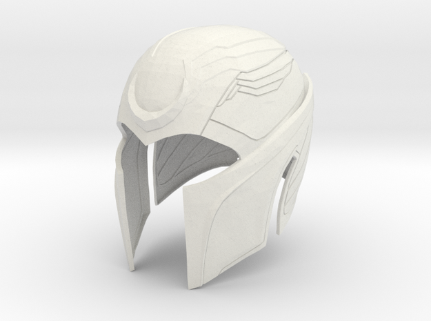 Magneto X-men Apocolypse helmet 1/6 th scale  in White Natural Versatile Plastic
