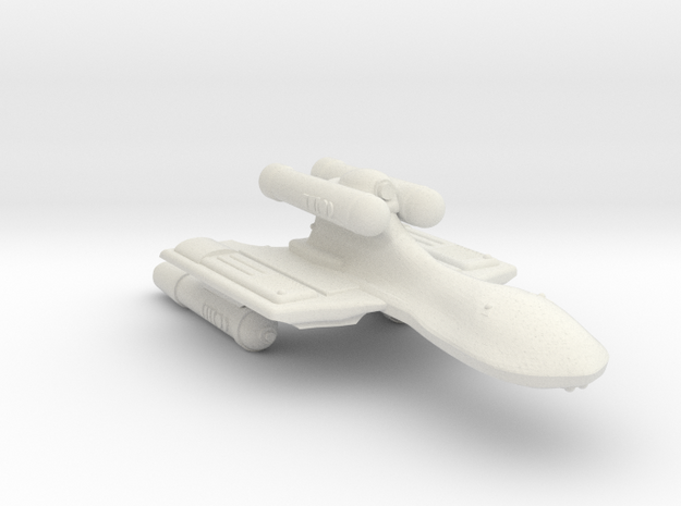 3788 Scale Romulan GryphonHawk Heavy War Cruiser in White Natural Versatile Plastic