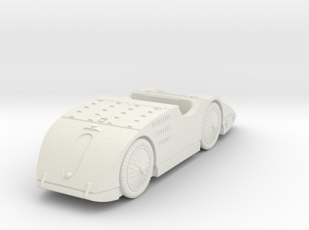 1/72 Bugatti Type 32 Tank in White Natural Versatile Plastic