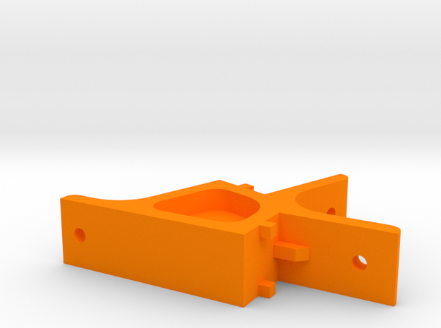 XL - Spulenhalter - unten in Orange Processed Versatile Plastic