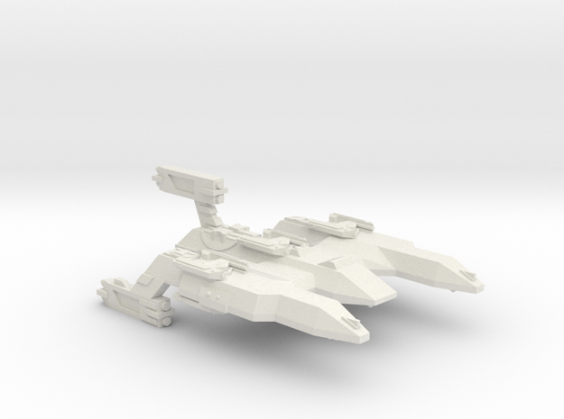 3125 Scale LDR Firecat Battle Control Ship CVN in White Natural Versatile Plastic